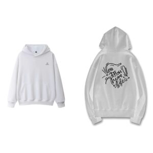 Less Effort More Life Hoodie White