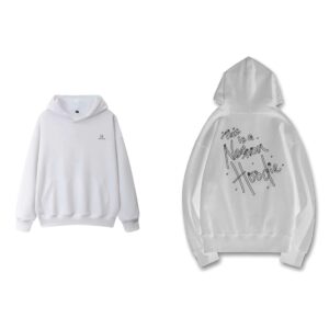 This is Nestron Unisex Fleece Hoodie White