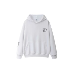Tiny But Mighty Style 1 Unisex Fleece Hoodie White